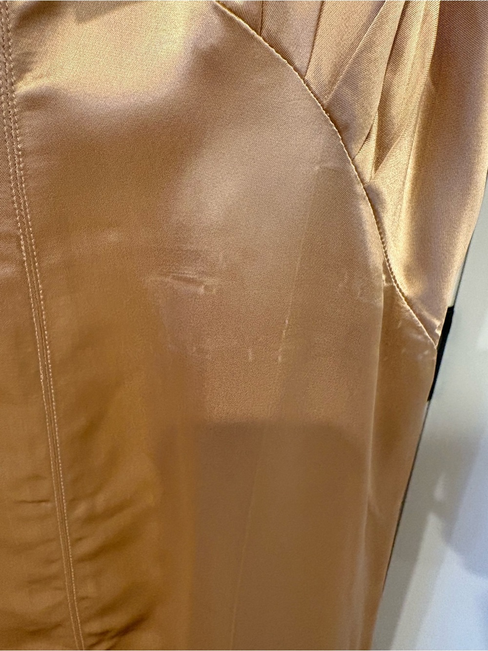 Helmut lang Lace Trim Slip Dress. Size S. NWT. MSRP $620. Flaw See Pic - Picture 5 of 9